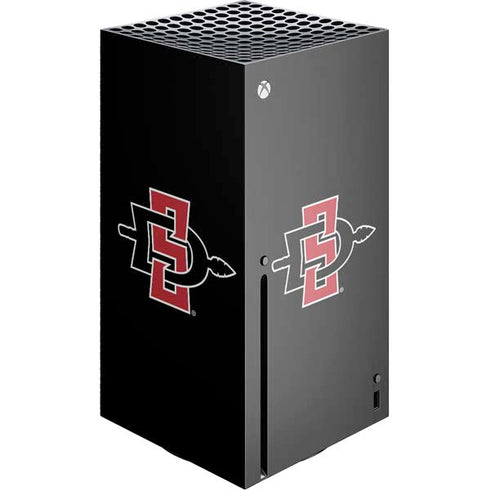 San Diego State University Aztecs Logo Xbox Series X Console Skin