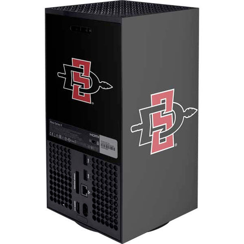 San Diego State University Aztecs Logo Xbox Series X Console Skin