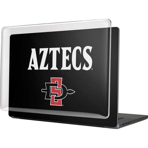 San Diego State University Aztecs Black MacBook Pro 16in (2021-25) Case plus Skin