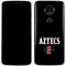 San Diego State University Aztecs Black Moto E5 Plus Skin