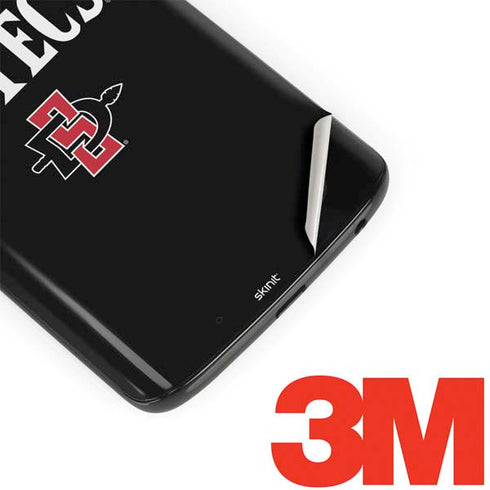 San Diego State University Aztecs Black Moto G6 Skin