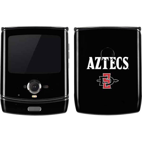 San Diego State University Aztecs Black Motorola RAZR Skin