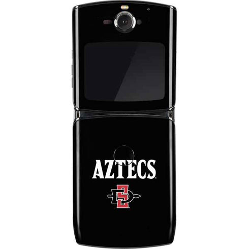 San Diego State University Aztecs Black Motorola RAZR Skin