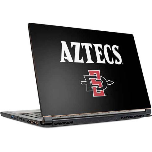 San Diego State University Aztecs Black MSI GS65 Stealth Laptop Skin