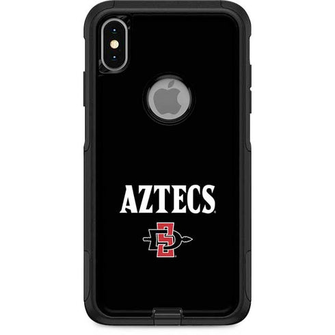 San Diego State University Aztecs Black Otterbox Commuter iPhone Skin