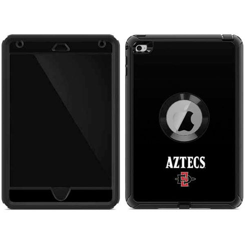 San Diego State University Aztecs Black Otterbox Defender iPad Skin