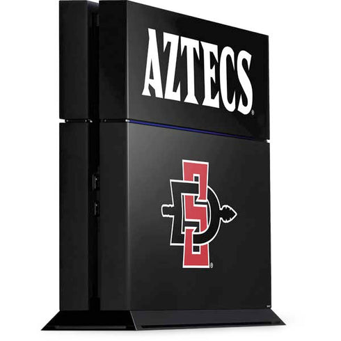 San Diego State University Aztecs Black PS4 Console Skin