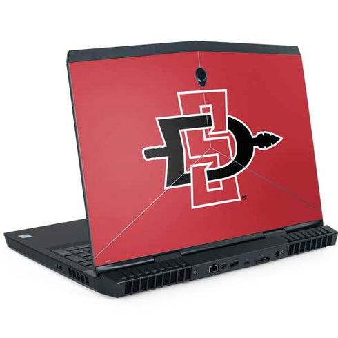 San Diego State University Aztecs Red Logo Dell Alienware Skin