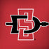 San Diego State University Aztecs Red Logo Dell Alienware Skin