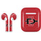 San Diego State University Aztecs Red Logo Apple AirPods Skin