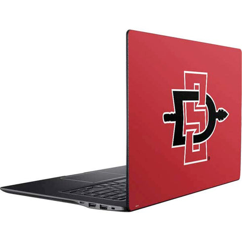 San Diego State University Aztecs Red Logo Ativ Book 9 (15.6in 2014) Skin
