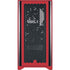 San Diego State University Aztecs Red Logo Corsair 4000D Tempered Glass Mid-Tower ATX Case Skin