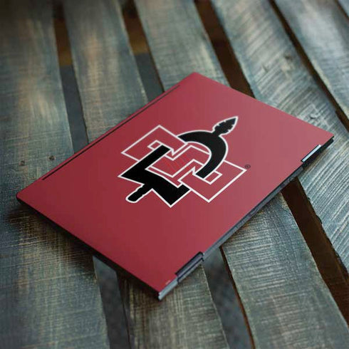 San Diego State University Aztecs Red Logo HP Envy Skin