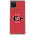 San Diego State University Aztecs Red Logo Galaxy A12 Clear Case