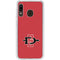San Diego State University Aztecs Red Logo Galaxy A20 Clear Case