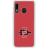 San Diego State University Aztecs Red Logo Galaxy A20 Clear Case