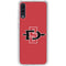 San Diego State University Aztecs Red Logo Galaxy A50 Clear Case