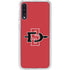 San Diego State University Aztecs Red Logo Galaxy A50 Clear Case