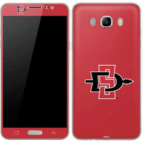 San Diego State University Aztecs Red Logo Galaxy J7 Skin