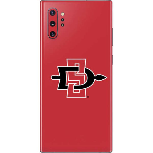San Diego State University Aztecs Red Logo Galaxy Note 10 Plus Skin