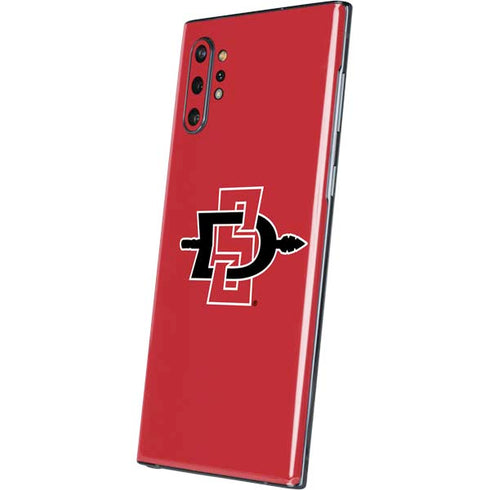 San Diego State University Aztecs Red Logo Galaxy Note 10 Plus Skin