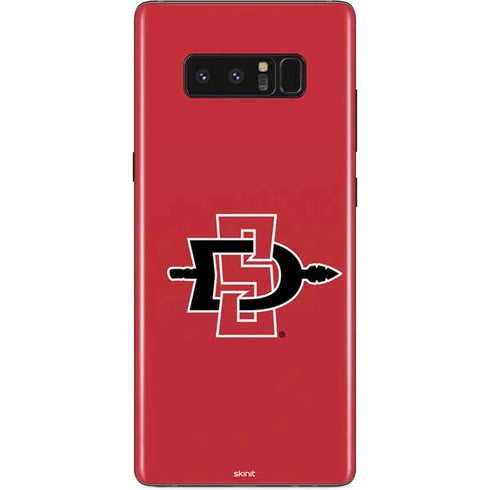 San Diego State University Aztecs Red Logo Galaxy Note 8 Skin