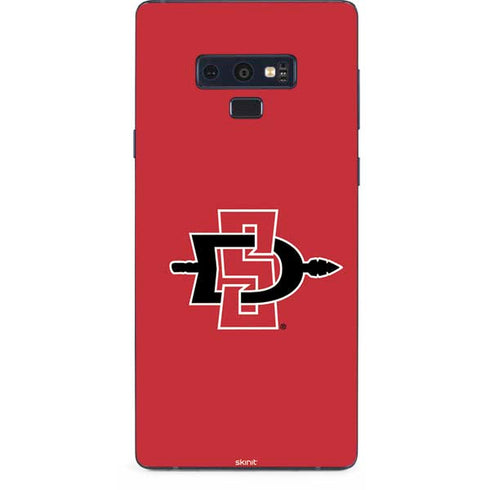 San Diego State University Aztecs Red Logo Galaxy Note 9 Skin