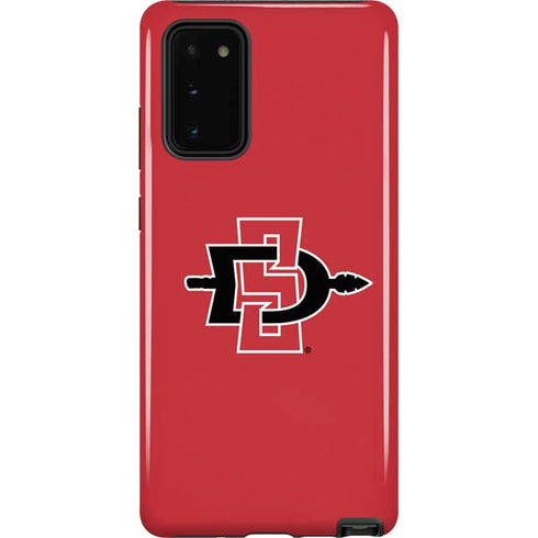 San Diego State University Aztecs Red Logo Galaxy Note20 5G Pro Case