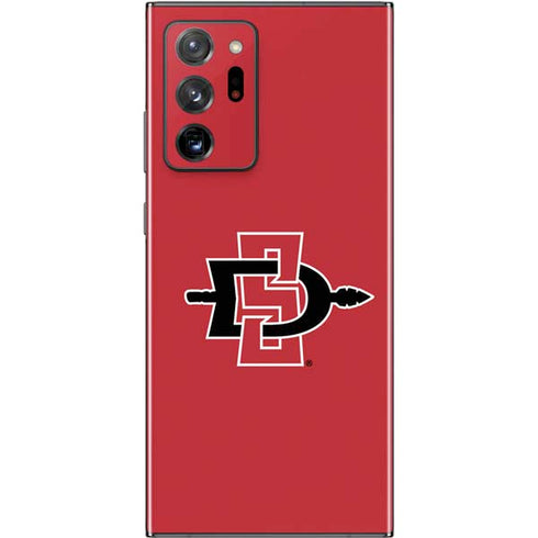 San Diego State University Aztecs Red Logo Galaxy Note20 Ultra 5G Skin