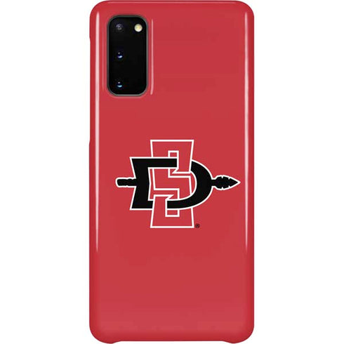 San Diego State University Aztecs Red Logo Galaxy S20 Lite Case