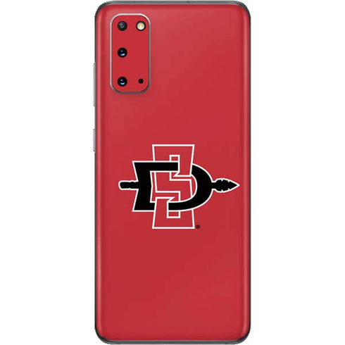 San Diego State University Aztecs Red Logo Galaxy S20 Skin