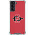 San Diego State University Aztecs Red Logo Galaxy S21 5G Clear Case