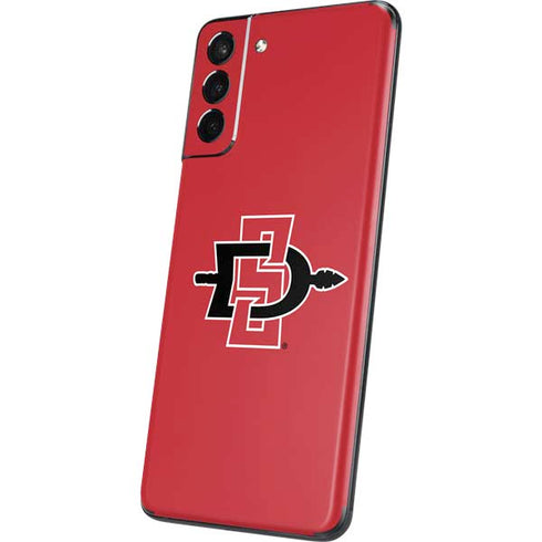 San Diego State University Aztecs Red Logo Galaxy S21 5G Skin