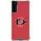 San Diego State University Aztecs Red Logo Galaxy S21 FE Clear Case