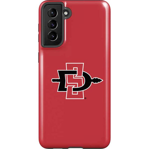 San Diego State University Aztecs Red Logo Galaxy S21 Plus 5G Pro Case