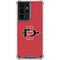 San Diego State University Aztecs Red Logo Galaxy S21 Ultra 5G Clear Case