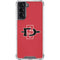 San Diego State University Aztecs Red Logo Galaxy S22 Clear Case