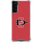 San Diego State University Aztecs Red Logo Galaxy S22 Plus Clear Case