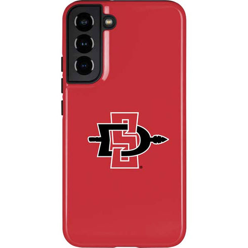 San Diego State University Aztecs Red Logo Galaxy S22 Plus Pro Case