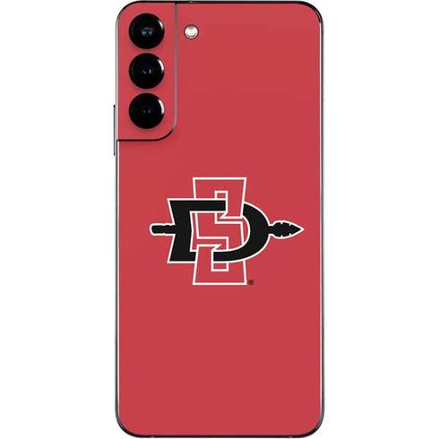 San Diego State University Aztecs Red Logo Galaxy S22 Plus Skin