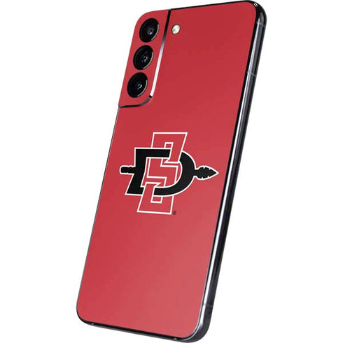 San Diego State University Aztecs Red Logo Galaxy S22 Plus Skin
