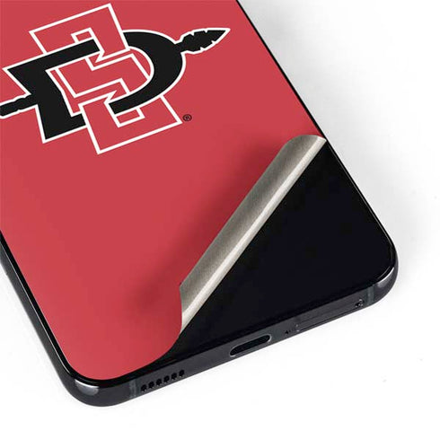 San Diego State University Aztecs Red Logo Galaxy S22 Plus Skin