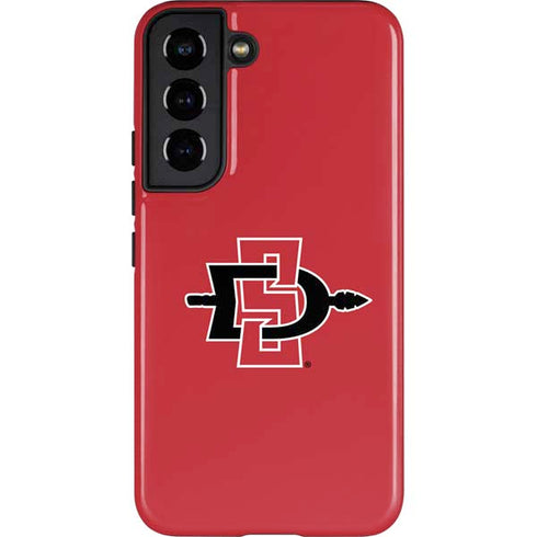 San Diego State University Aztecs Red Logo Galaxy S22 Pro Case