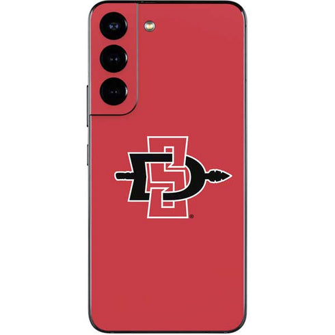 San Diego State University Aztecs Red Logo Galaxy S22 Skin