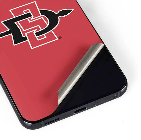San Diego State University Aztecs Red Logo Galaxy S22 Skin