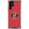 San Diego State University Aztecs Red Logo Galaxy S22 Ultra Clear Case