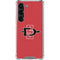 San Diego State University Aztecs Red Logo Galaxy S23 Clear Case
