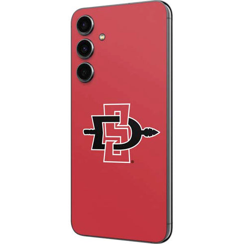 San Diego State University Aztecs Red Logo Galaxy S23 FE Skin