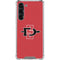 San Diego State University Aztecs Red Logo Galaxy S23 Plus Clear Case