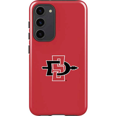 San Diego State University Aztecs Red Logo Galaxy S23 Plus Pro Case